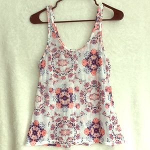 Floral tank top